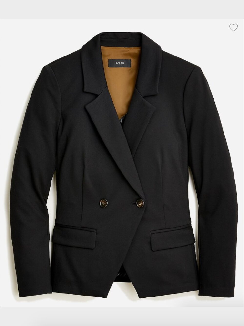 J. Crew Black Devon Blazer in Ponte - Size 8
